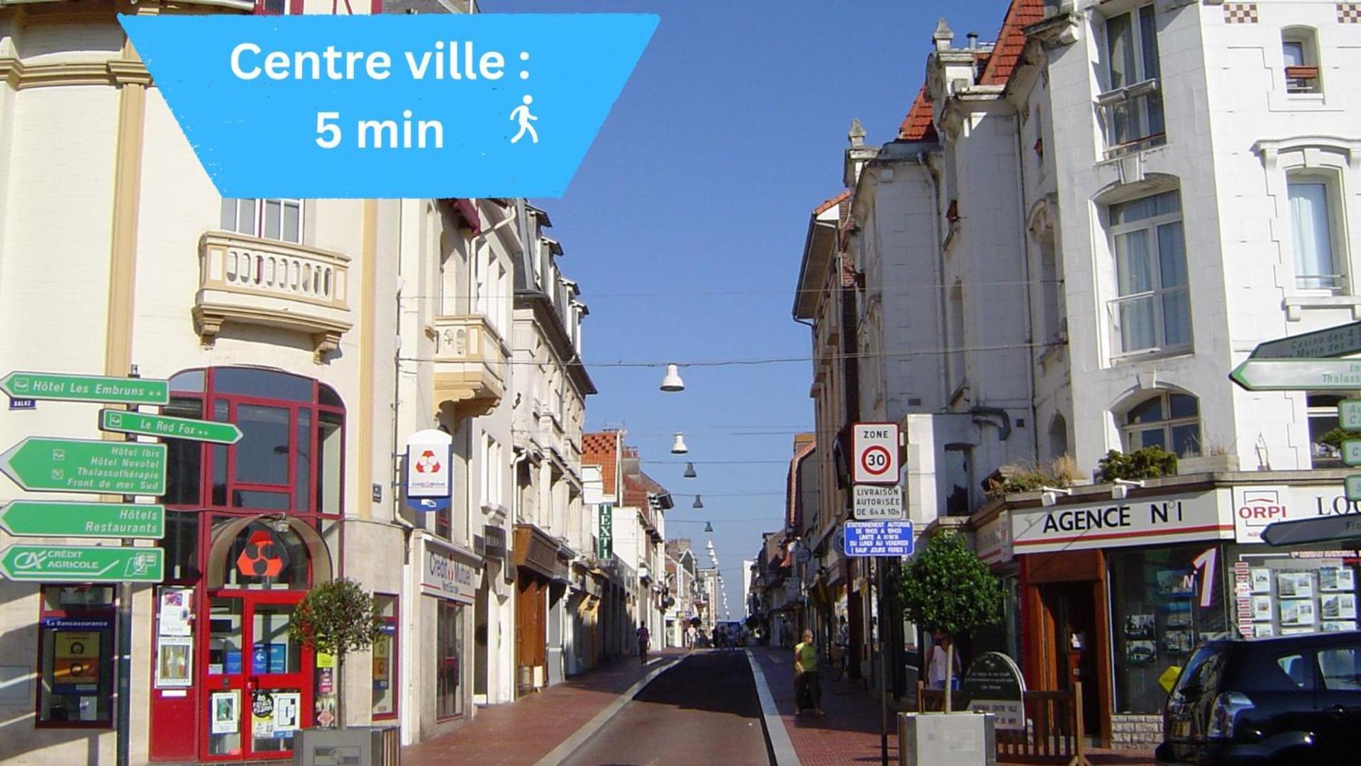 Joli Studio Plein Centre Proche Plage Avec Wi-Fi Le Touquet Luaran gambar